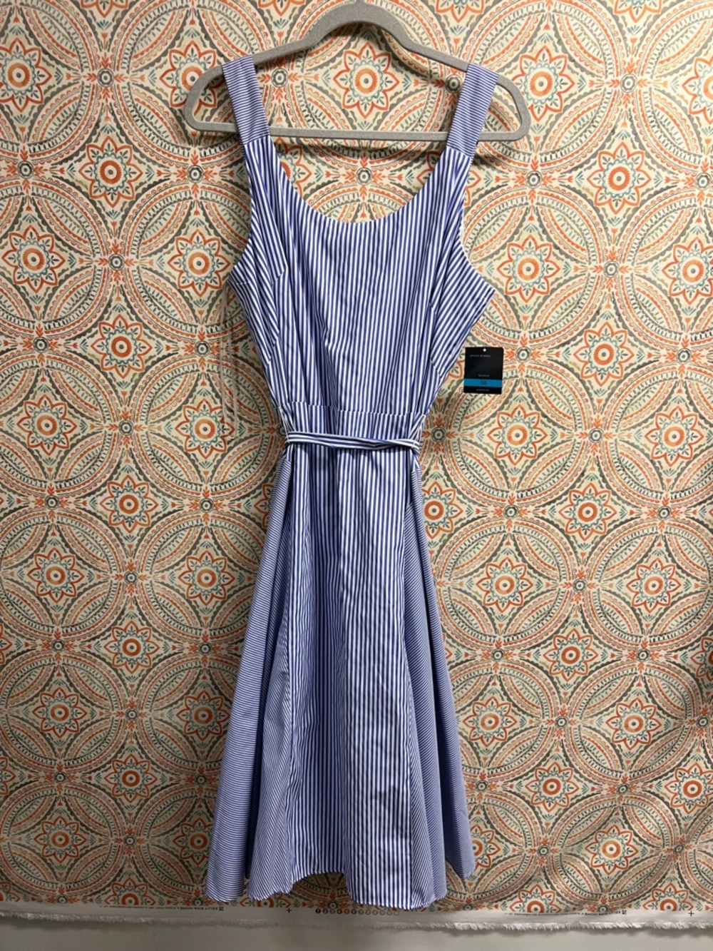 Gabby Skye - Blue and white striped dress - NWT